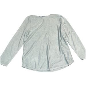 Chico's Solid Batueau Pullover Sweater, Iced Sage Green, Size 2 (Large/XL), NWT
